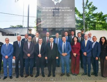 Drejtori i Përgjithshëm Skender Hita, vizitë zyrtare në Policinë e Kosovës