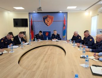 Drejtori i Përgjithshëm Skender Hita, takime me drejtuesit e Policisë në Kukës dhe në Dibër