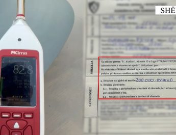 Lezhë/Ndëshkohet me masë administrative 200 000 lekë të rinj, administratorja e një lokali në Shëngjin, ku gjenerohej muzikë e lartë